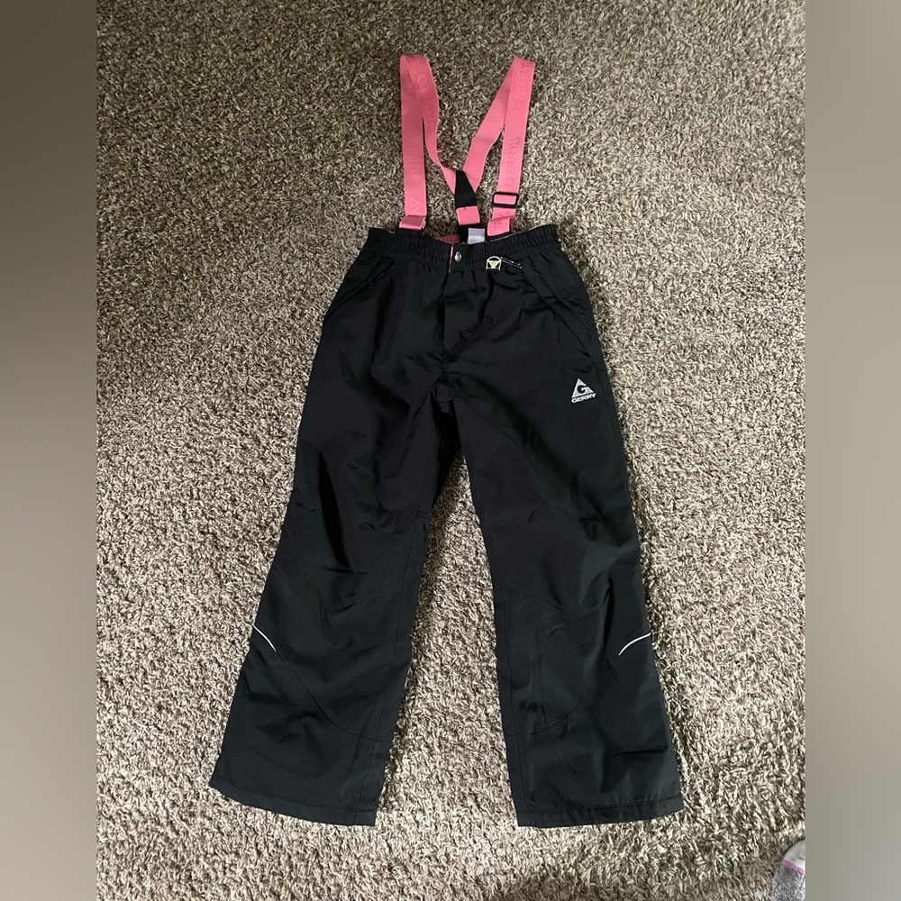 Black snow pants - size large (14/16) - like new!